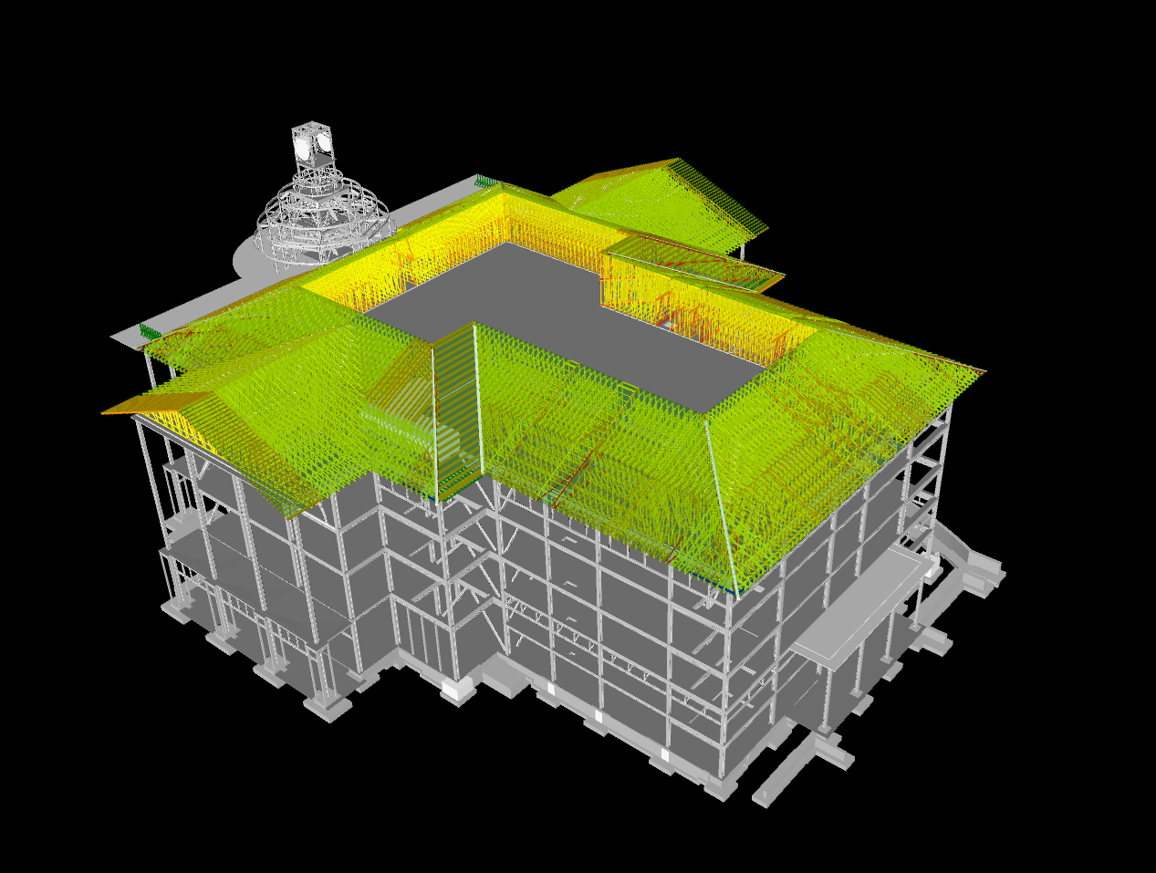 HPU Truss prefab construction project in North Carolina